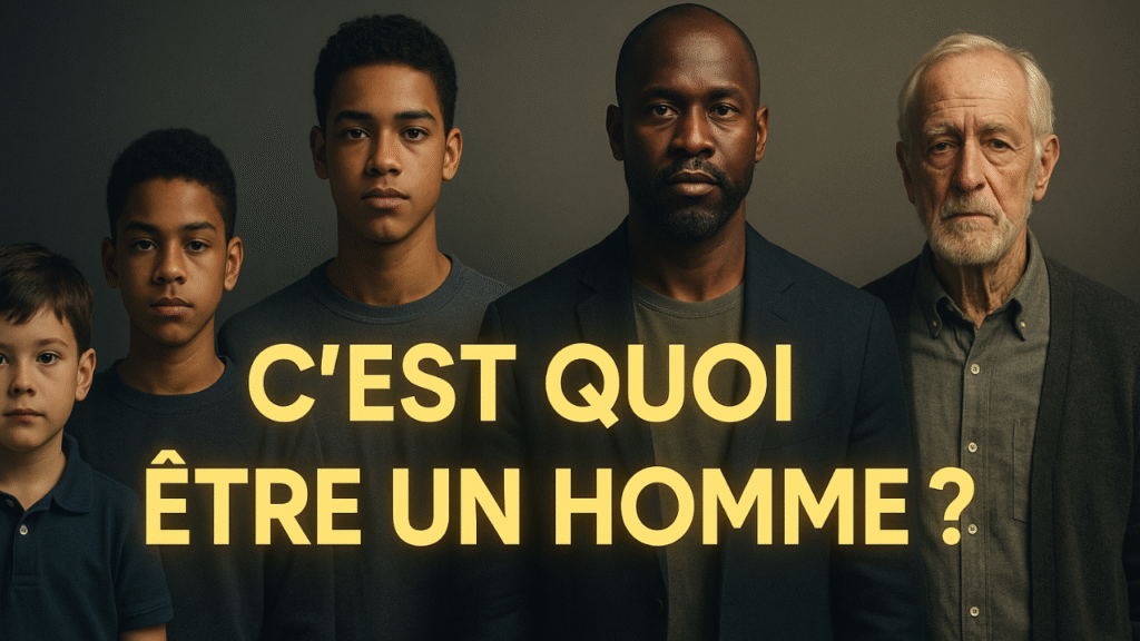 Être un homme – réflexion sur la condition masculine.